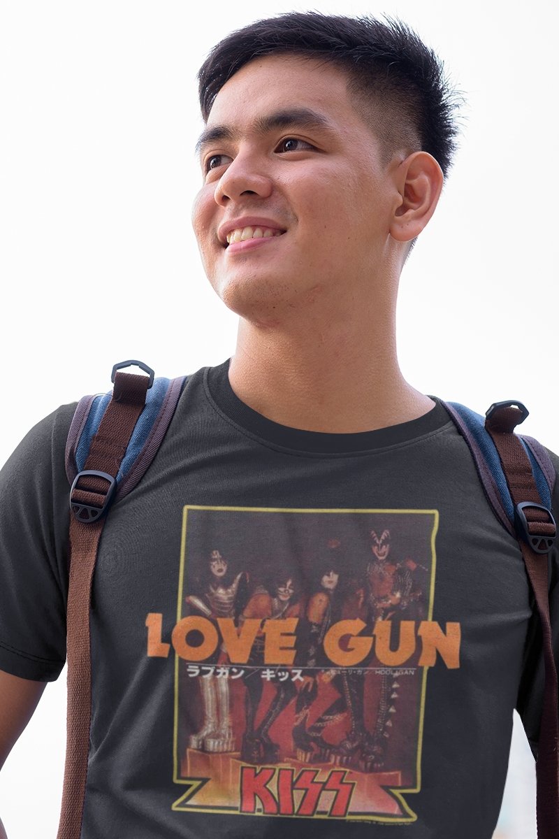 KISS Love Gun Japanese Txt T-Shirt