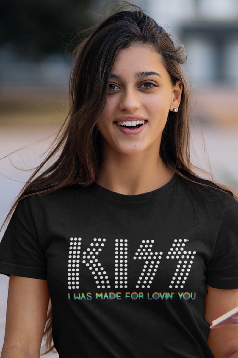 KISS Lovin You Rainbow Boyfriend Tee