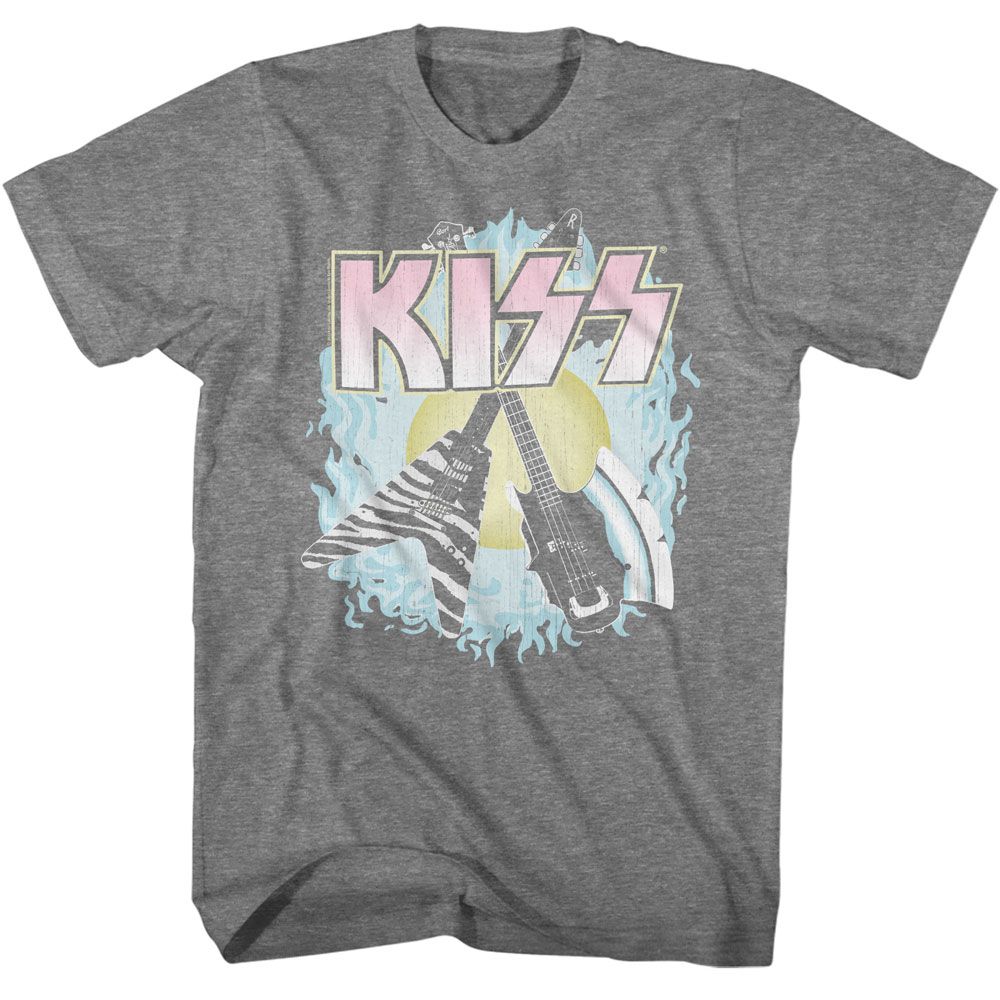KISS - Two Guitars Boyfriend Tee