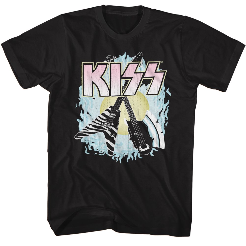 KISS - Two Guitars Boyfriend Tee