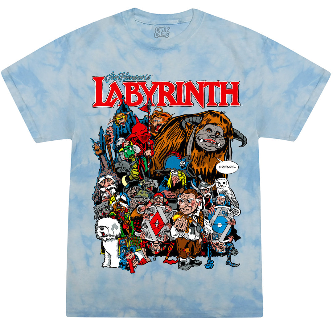 LABYRINTH: GOBLIN CITY - TIE-DYE T-SHIRT