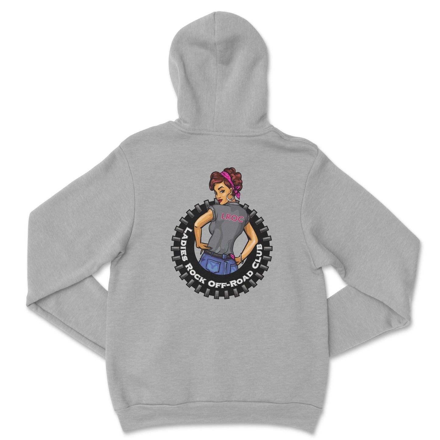Ladies Rock Off-Road Club Hoodie by Bella + Canvas