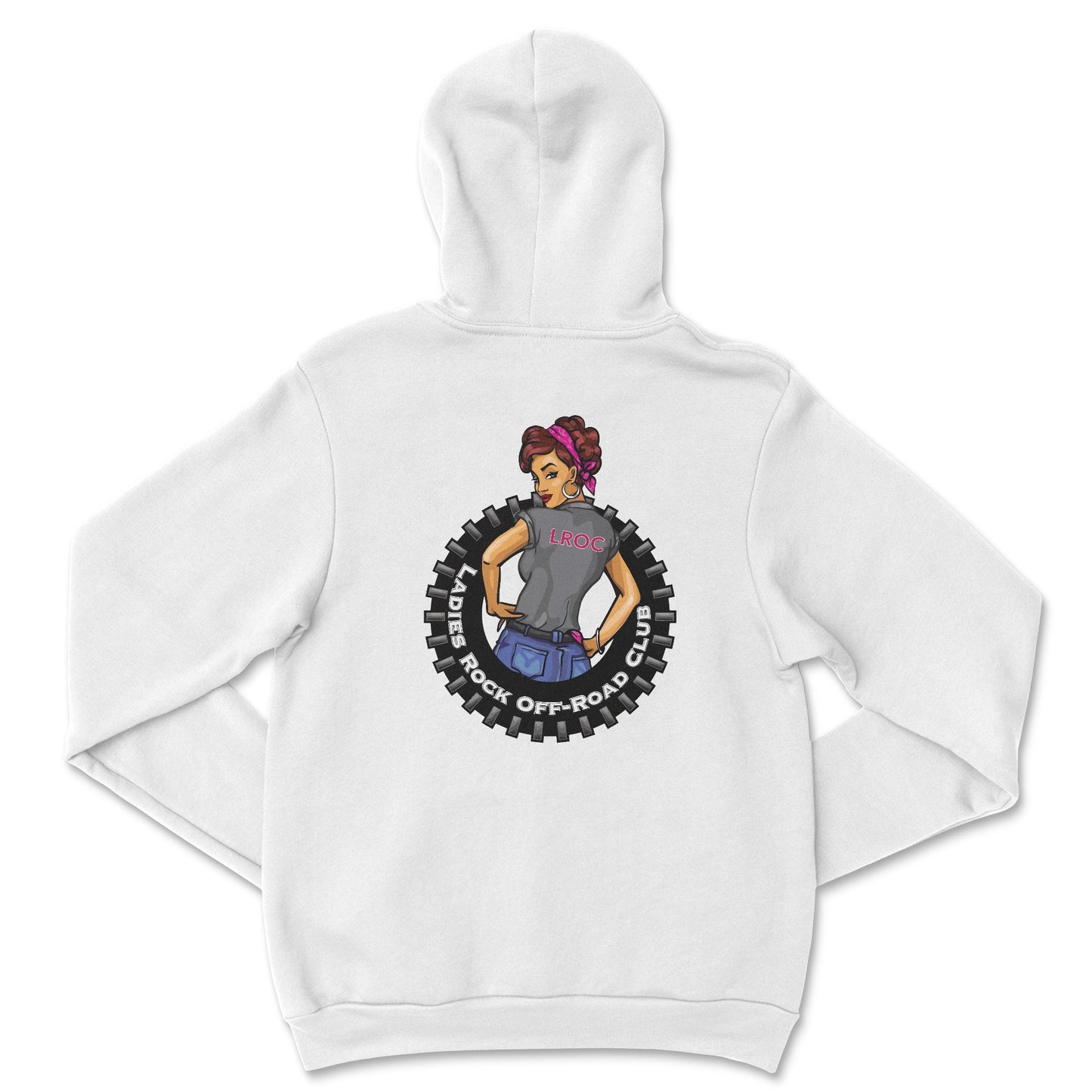 Ladies Rock Off-Road Club Hoodie by Bella + Canvas