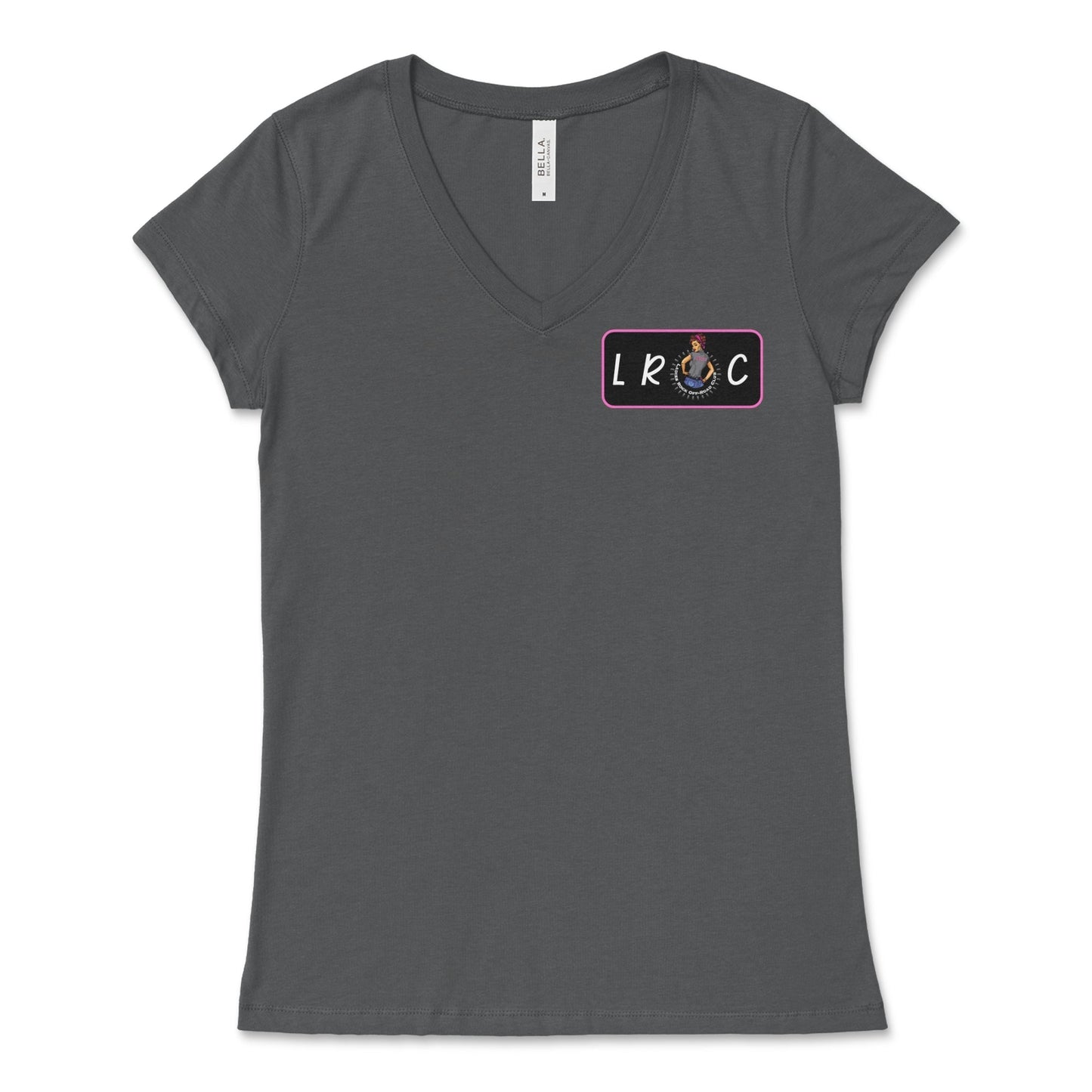 Ladies Rock Off-Road Club Slim Fit V-Neck Tee for Summer Adventures