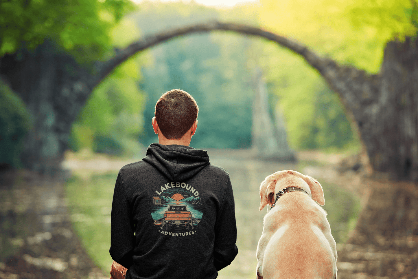 Lake Bound Nature 4 x 4 Hoodie
