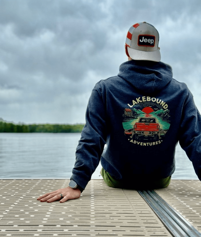 Lake Bound Nature 4 x 4 Hoodie
