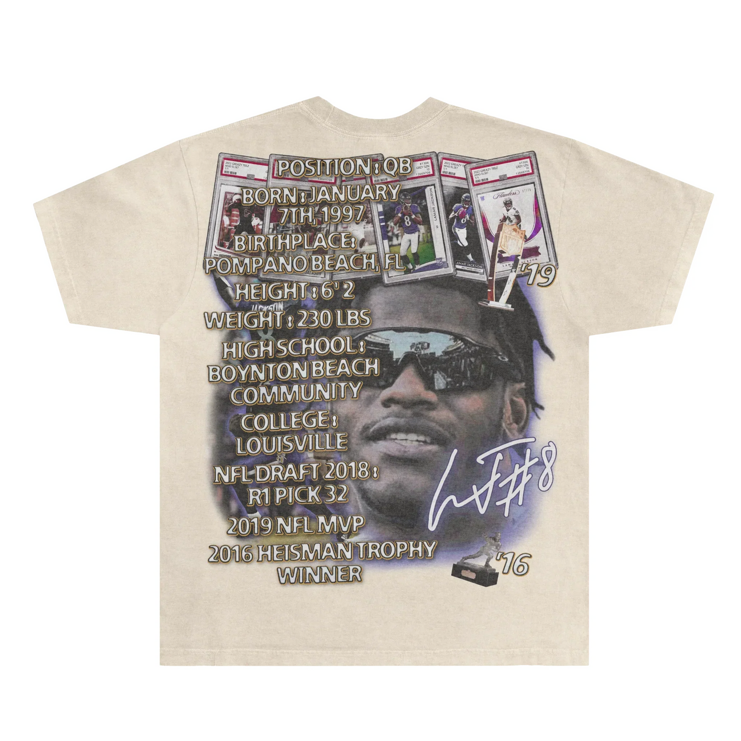 Lamar Jackson Ravens Tee Style003