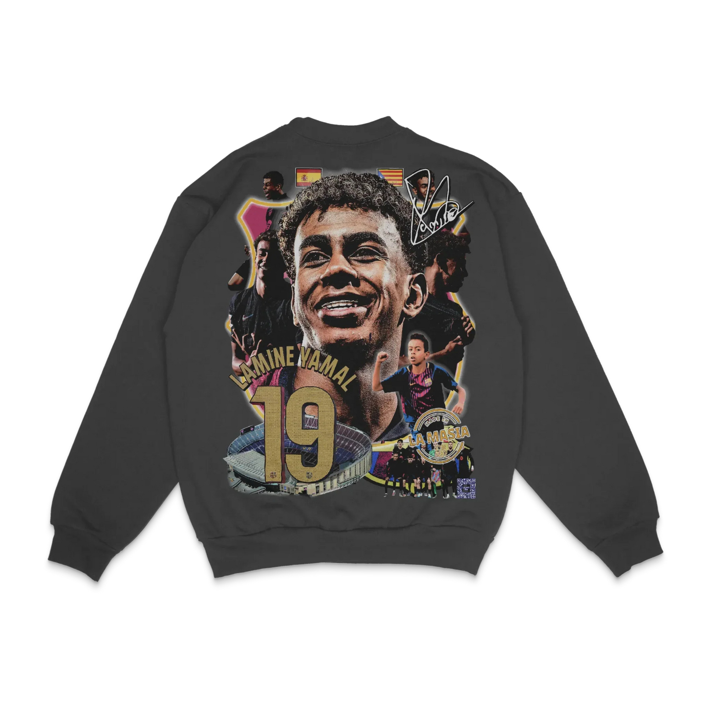 Lamine Yamal BarÃ§a Crewneck Sweatshirt Style001