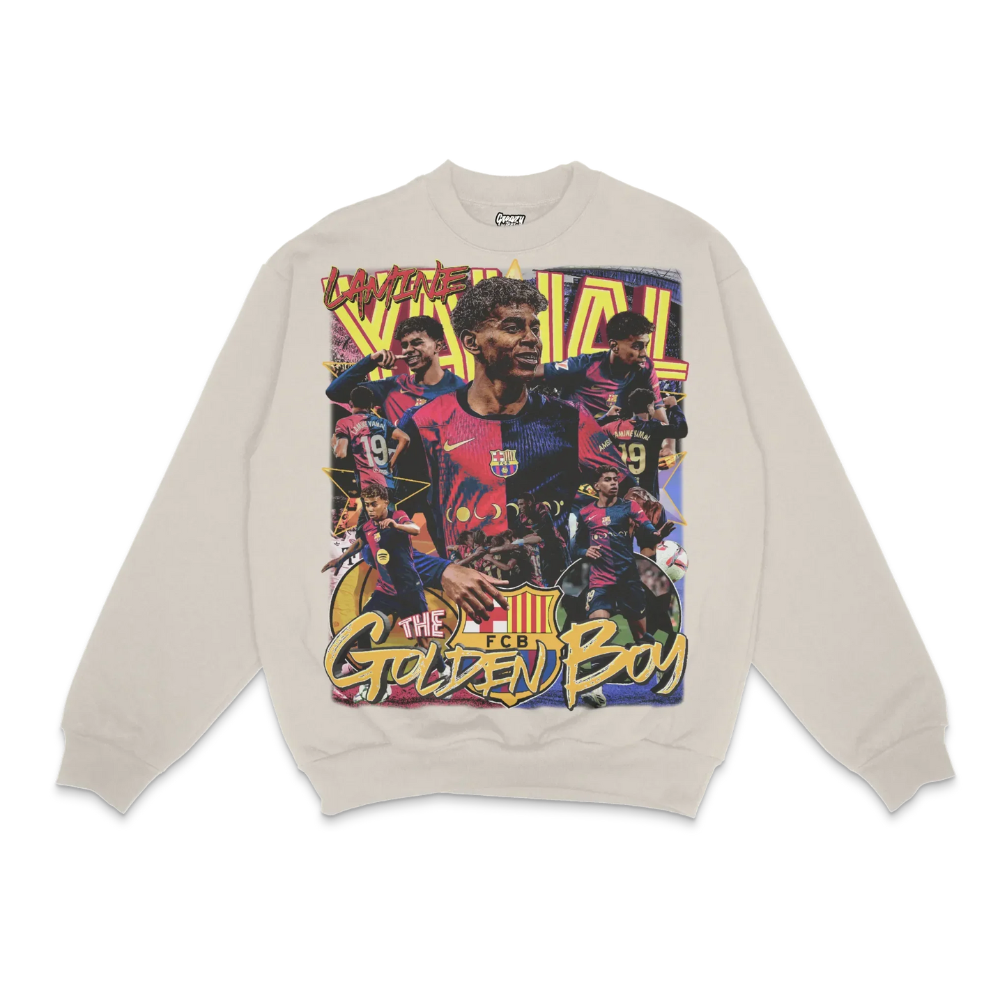 Lamine Yamal BarÃ§a Crewneck Sweatshirt Style002