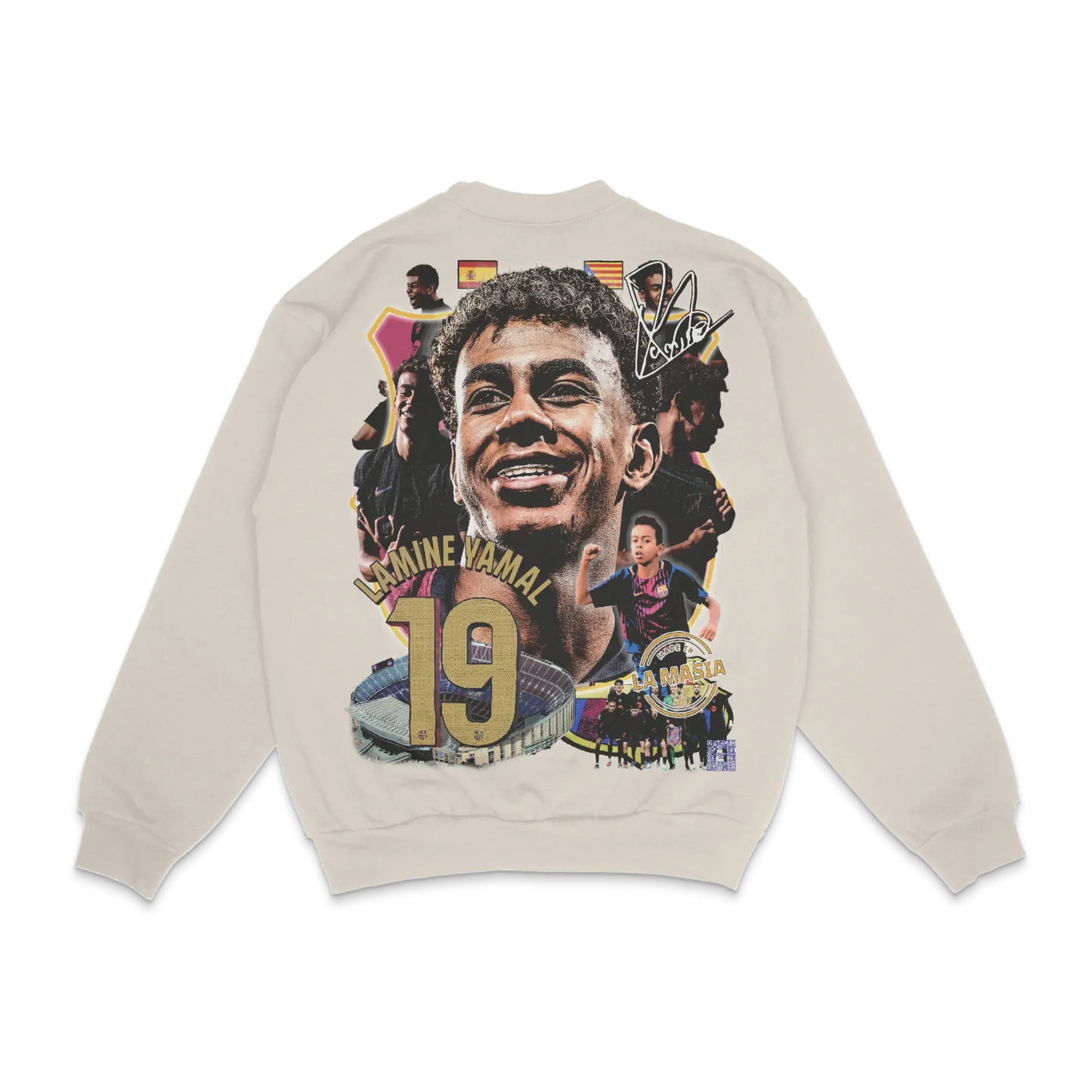 Lamine Yamal BarÃ§a Crewneck Sweatshirt Style002