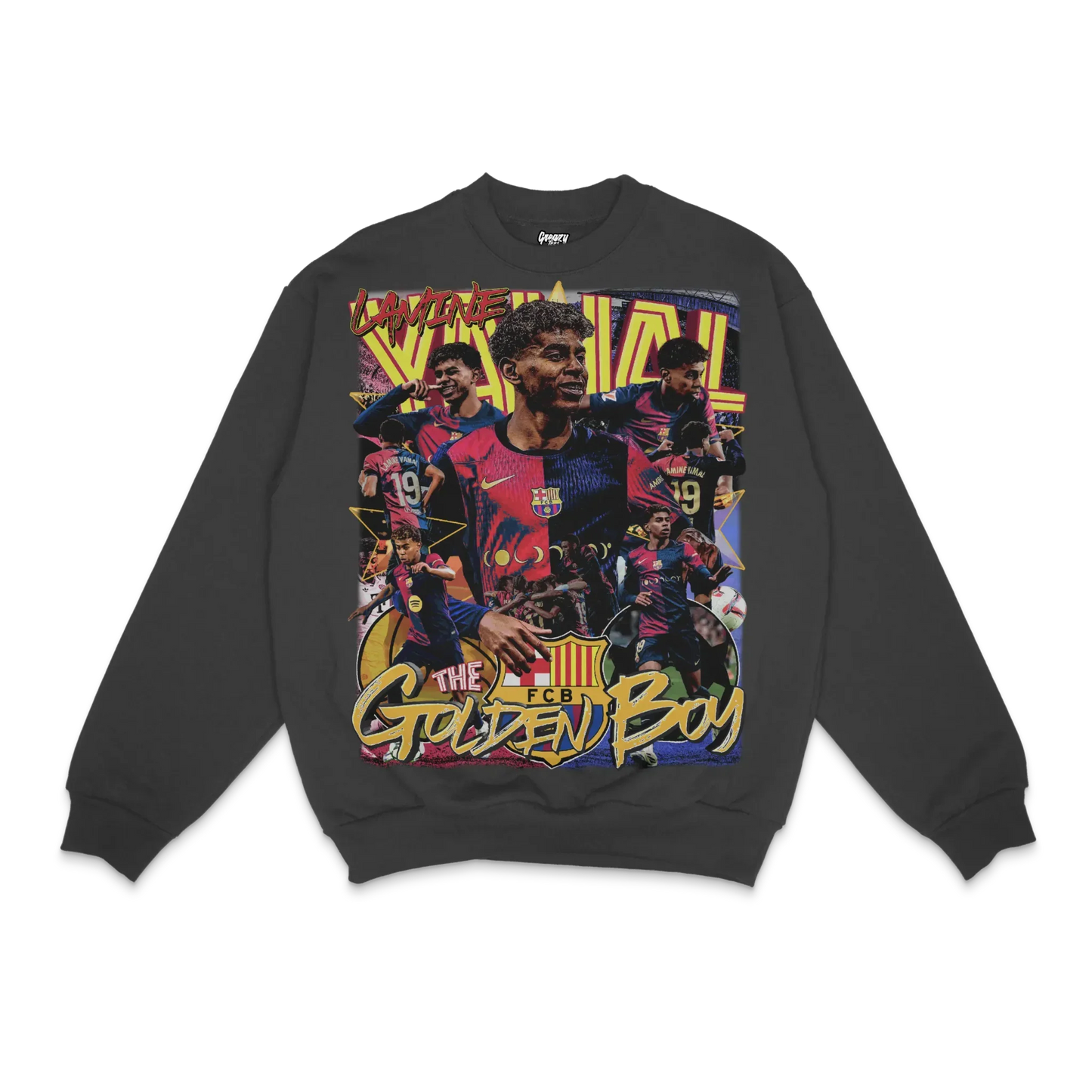 Lamine Yamal BarÃ§a Crewneck Sweatshirt Style001