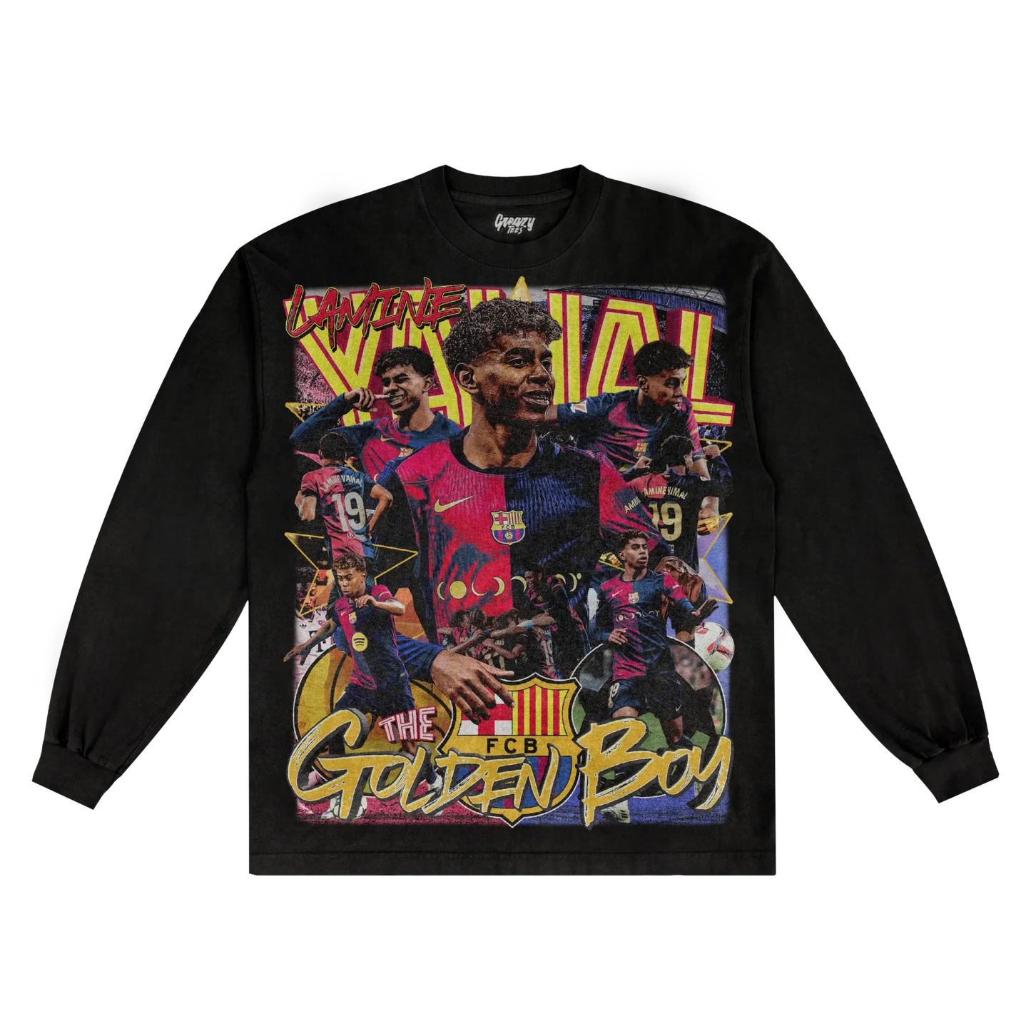 Lamine Yamal BarÃ§a Long Sleeved Tee Style003
