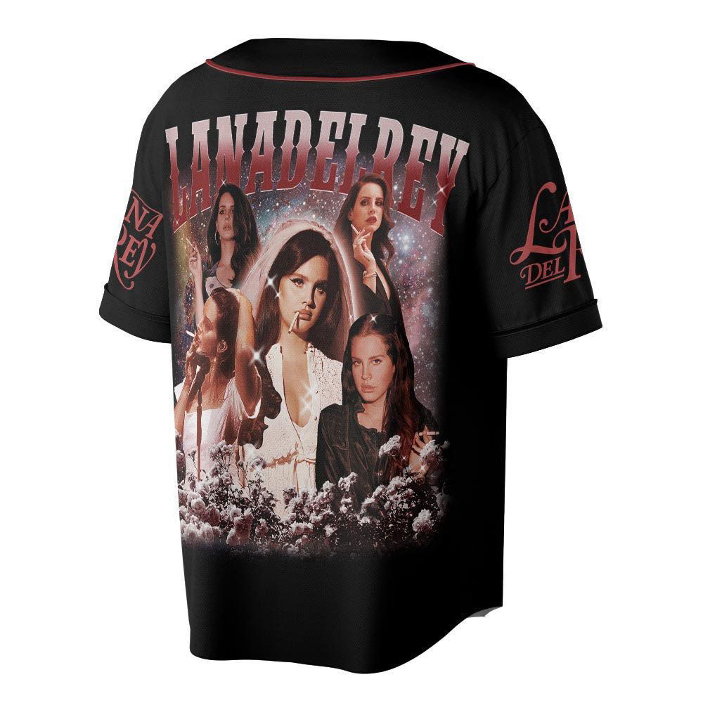 Lana Del Rey Music Baseball Jersey For Men Women, Lana Del Rey 2023 Baseball jersey - lylyprint.com
