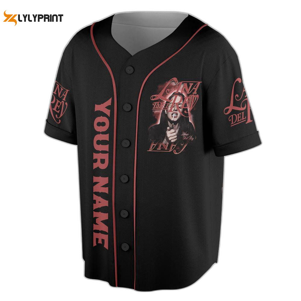 Lana Del Rey Music Baseball Jersey For Men Women, Lana Del Rey 2023 Baseball jersey - lylyprint.com