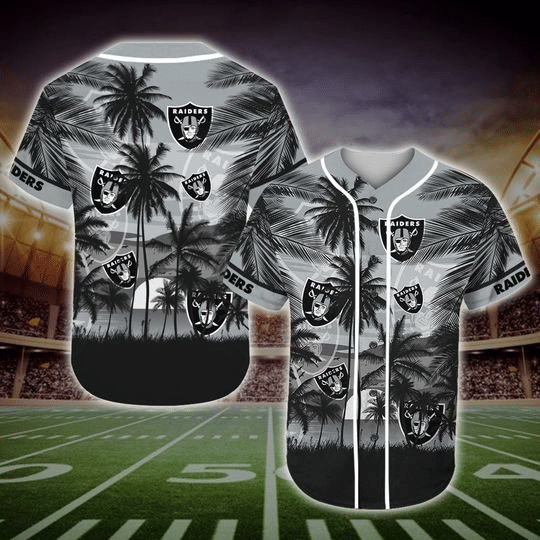 Las Vegas Raiders Tropical Baseball Jersey - lylyprint.com