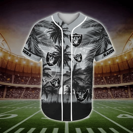 Las Vegas Raiders Tropical Baseball Jersey - lylyprint.com