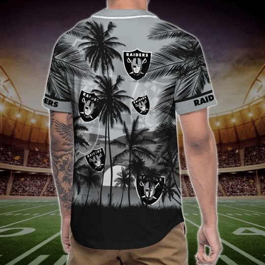 Las Vegas Raiders Tropical Baseball Jersey - lylyprint.com