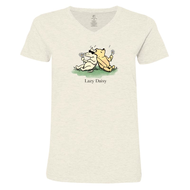 Lazy Daisy - Ladies T-Shirt V-Neck