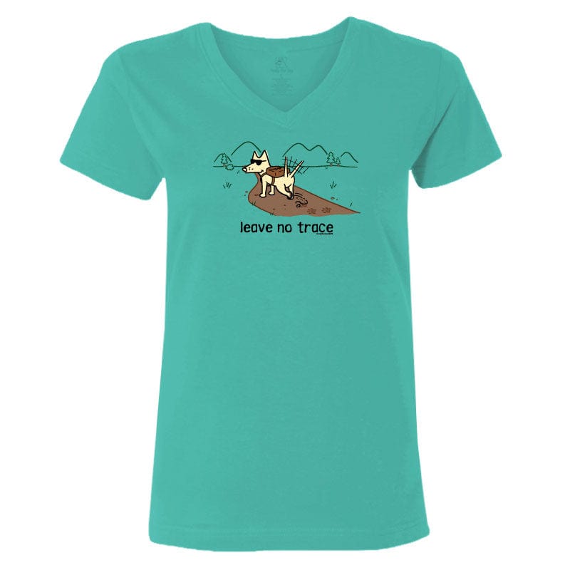 Leave No Trace - Ladies T-Shirt V-Neck