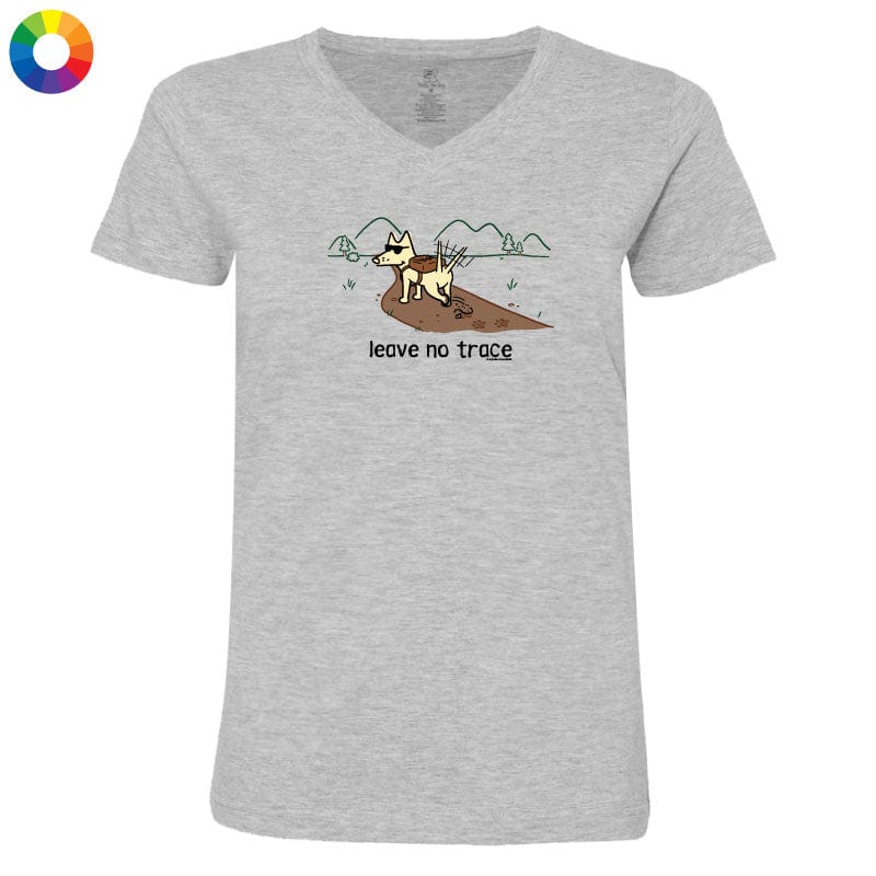 Leave No Trace - Ladies T-Shirt V-Neck