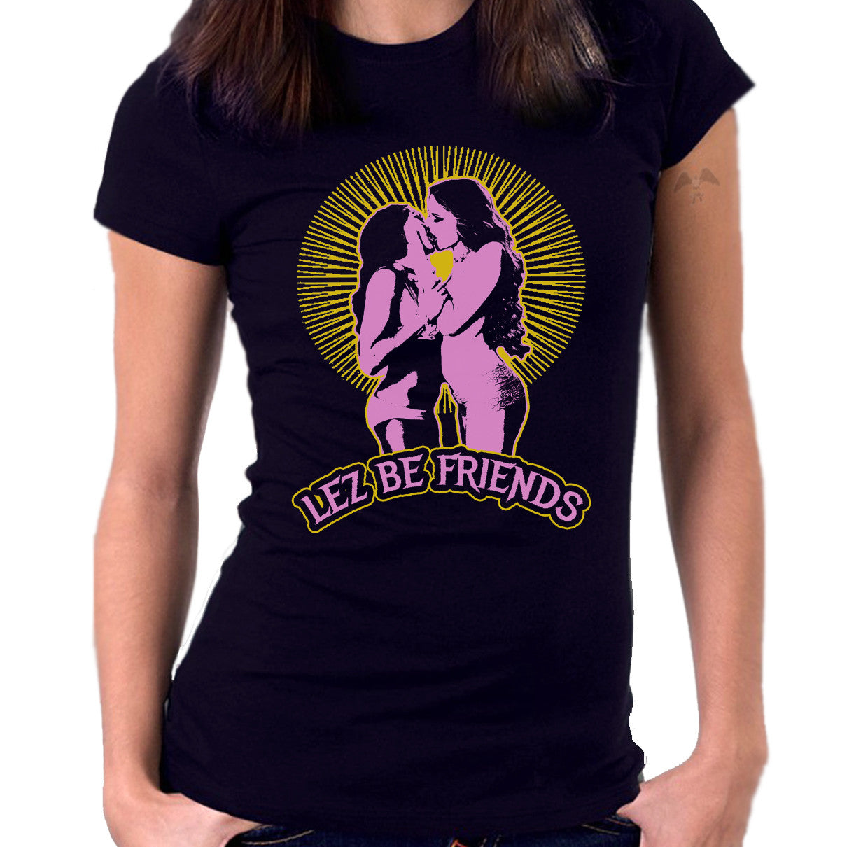 Lez Be Friends T-Shirt Lesbian LGBTQ
