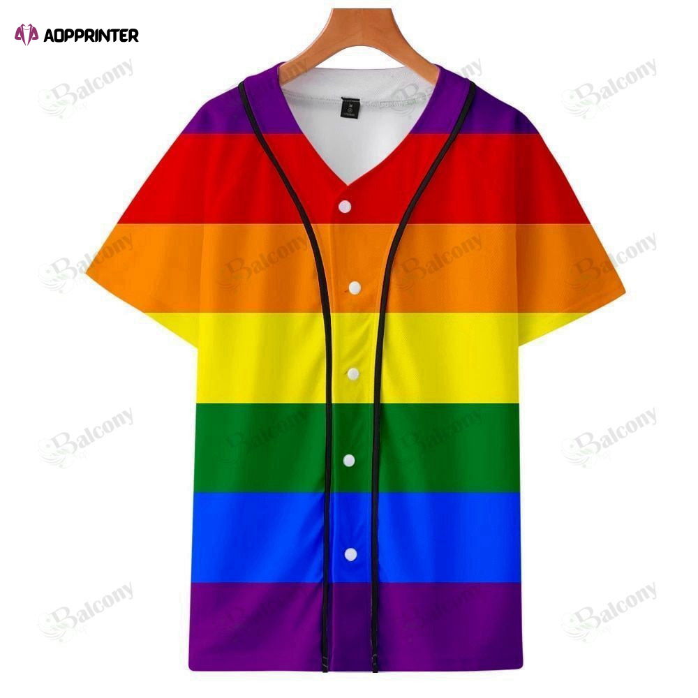 LGBT Baseball Jersey: Baseball Tee for Inclusive Athletes #259 - Aopprinter