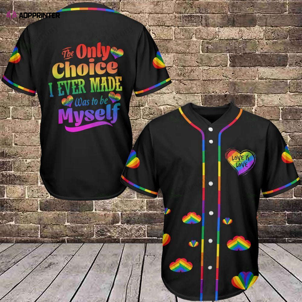 LGBT Baseball Tee: Love is Love Jersey 398 - Embrace Equality and Style! - Aopprinter