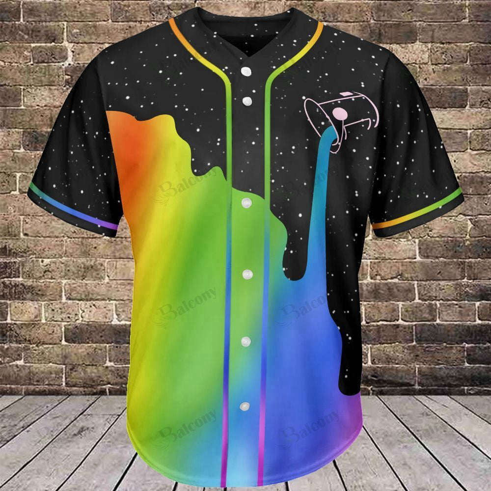 LGBT Pride Baseball Jersey - 3D Printed Baseball Tee QT206210Td - Aopprinter