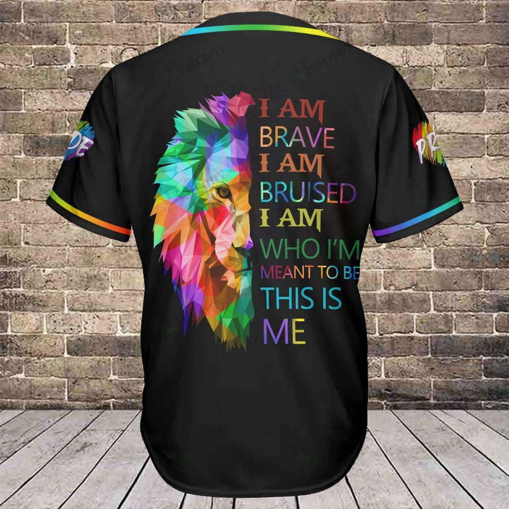 LGBT Pride Baseball Tee - Personalized Name Jersey 314 QT205071Td - Aopprinter