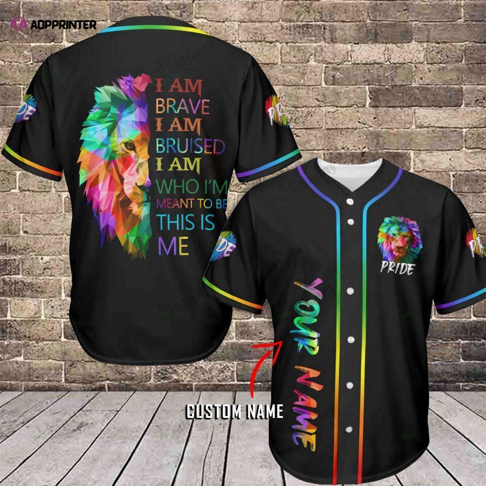 LGBT Pride Baseball Tee - Personalized Name Jersey 314 QT205071Td - Aopprinter