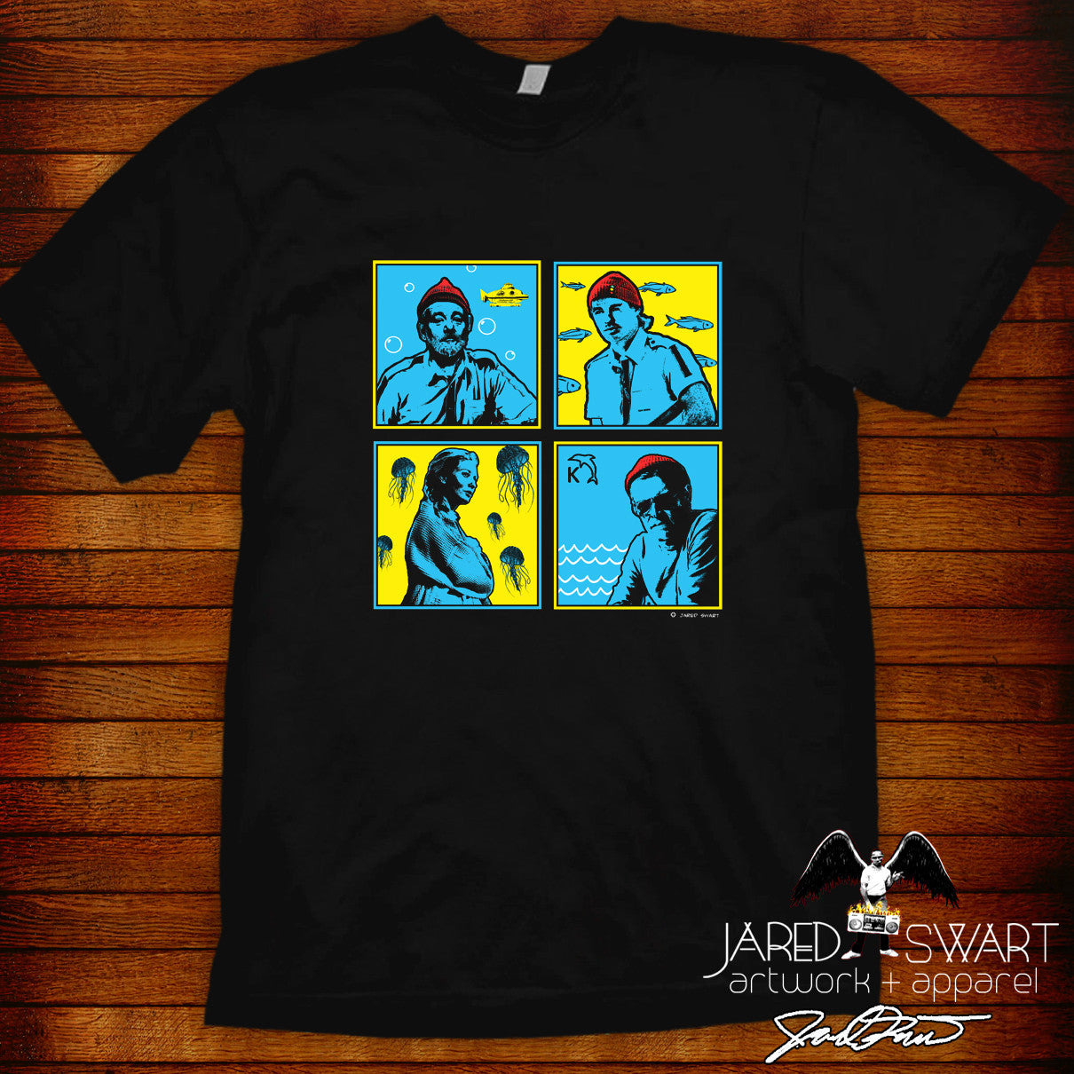 Life Aquatic pop art T-shirt