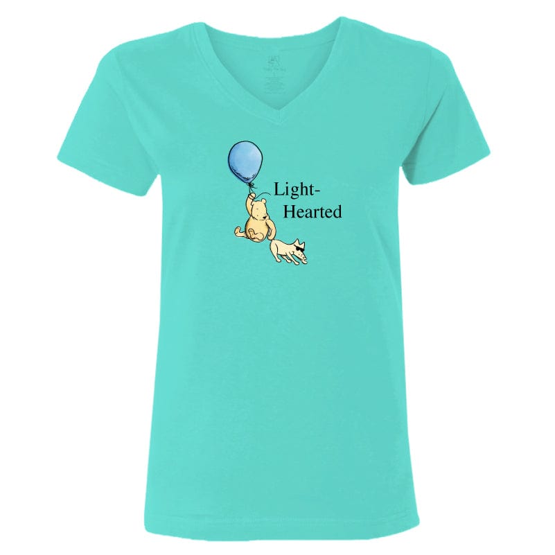 Light Hearted  - Ladies T-Shirt V-Neck