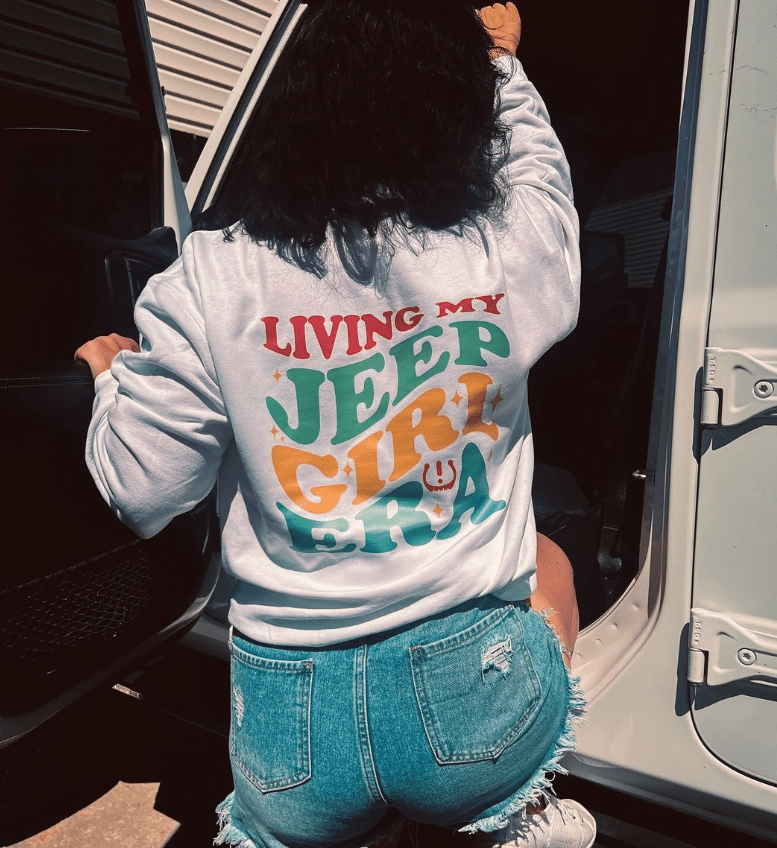 Living My Jeep Girl Era Sweatshirt
