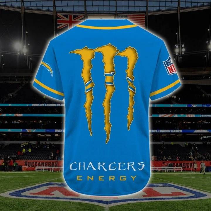 Los Angeles Chargers Personalized Baseball Jersey Gift for Men Dad - lylyprint.com