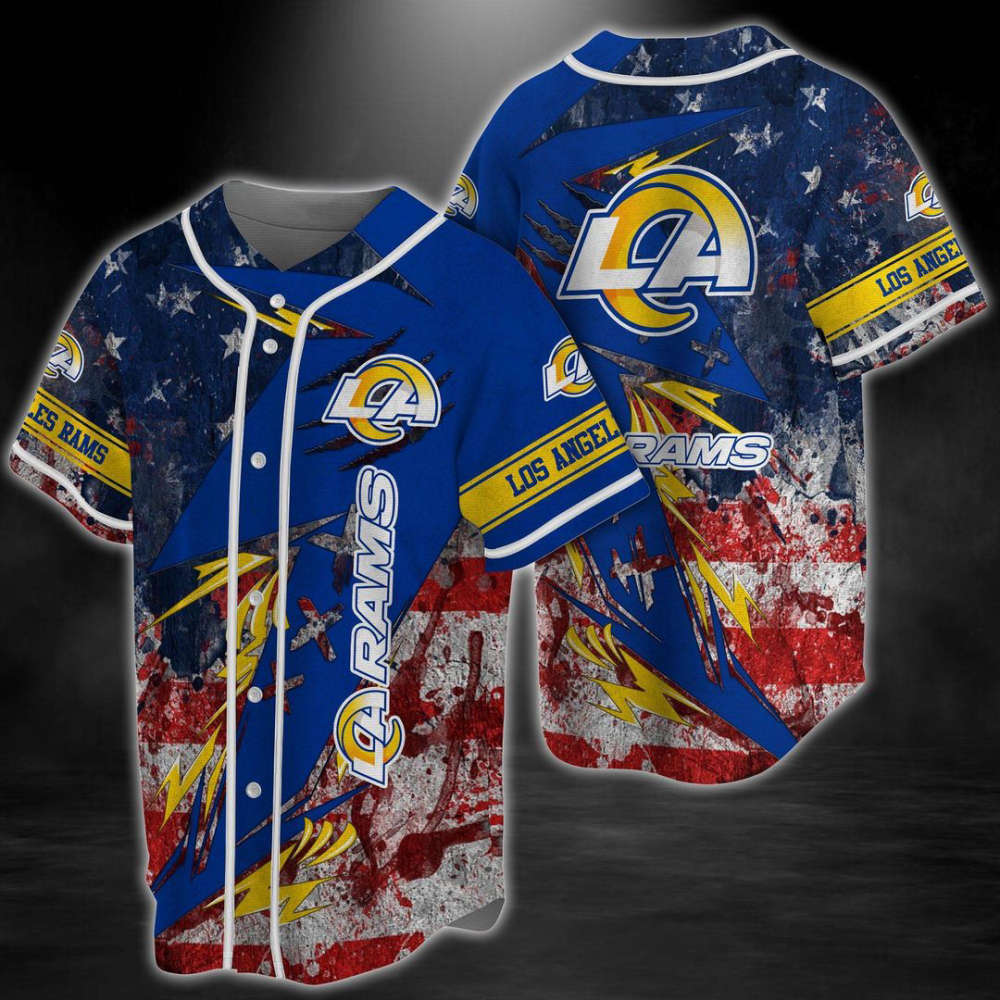 Los Angeles Rams Baseball Jersey Gift For Men Women - lylyprint.com