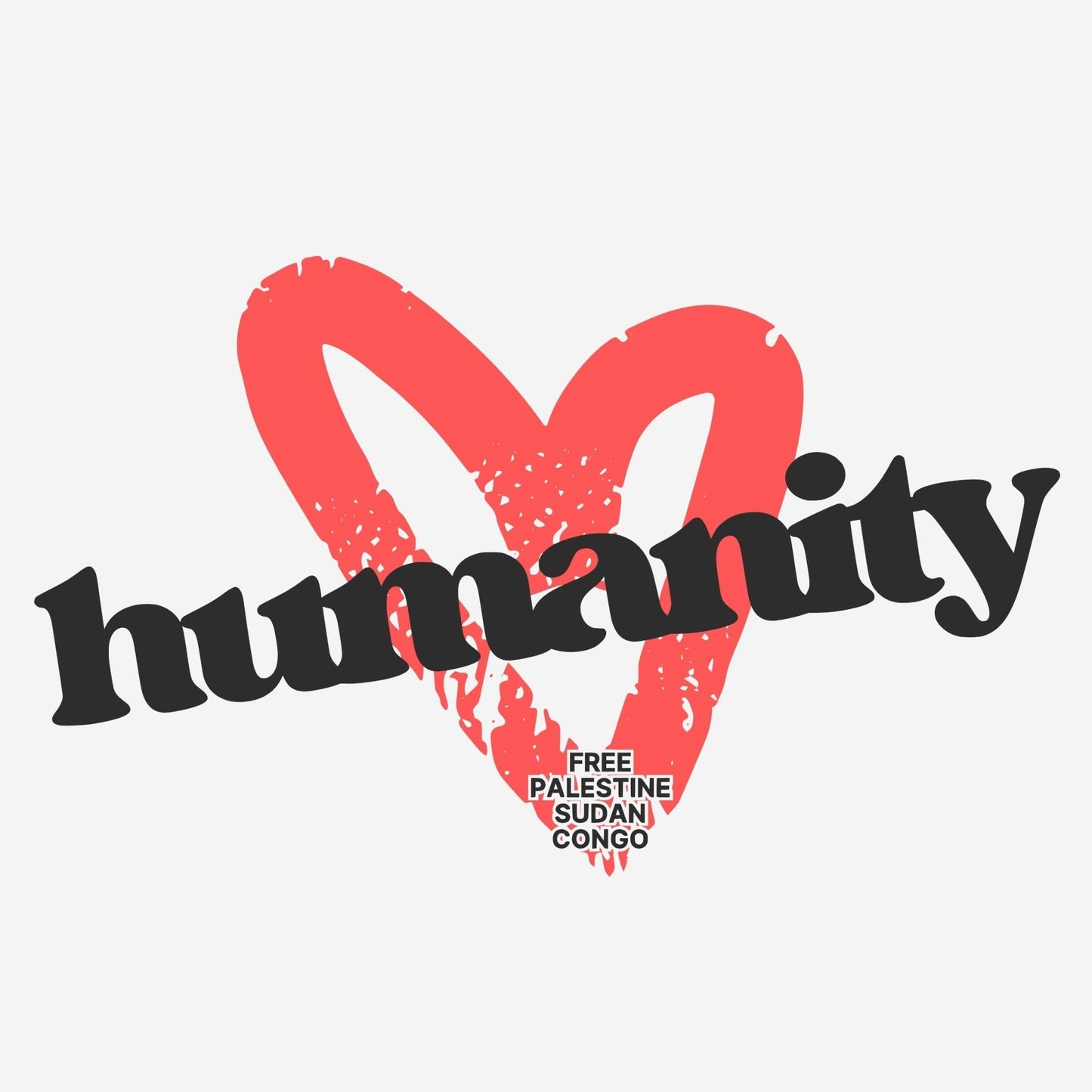 Love Humanity Heavyweight Tee