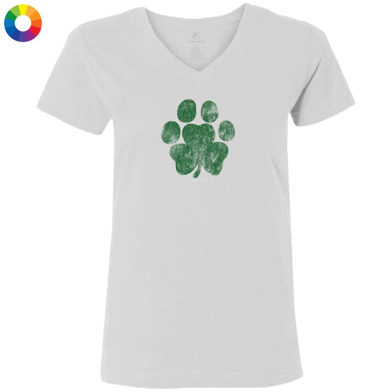 Lucky Paw - Ladies T-Shirt V-Neck