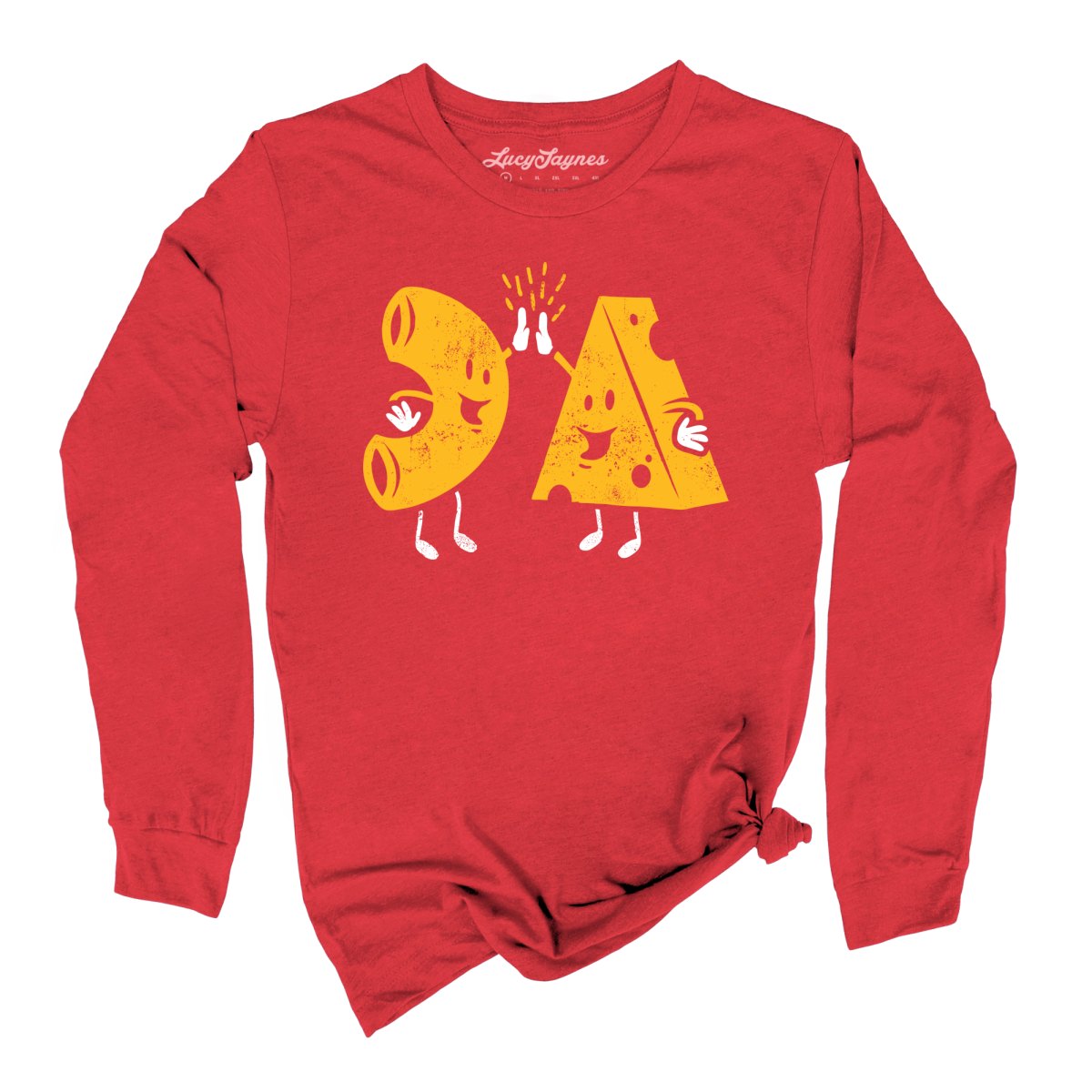 Mac And Cheese High Five Long Sleeve Tee