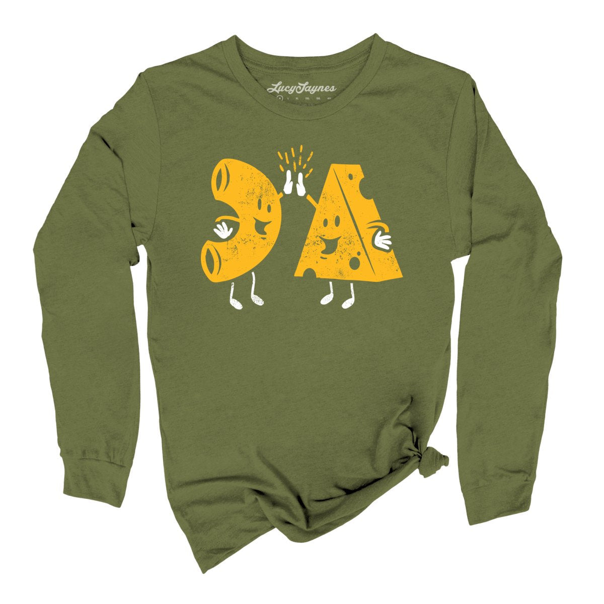 Mac And Cheese High Five Long Sleeve Tee