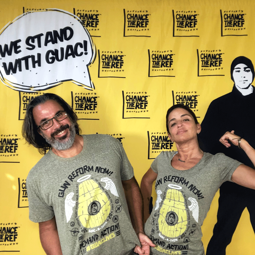 Women's Guac-A-Thon 2020 Give Us Action Congress Triblend Olive T-shirt | Supports Gun Reform