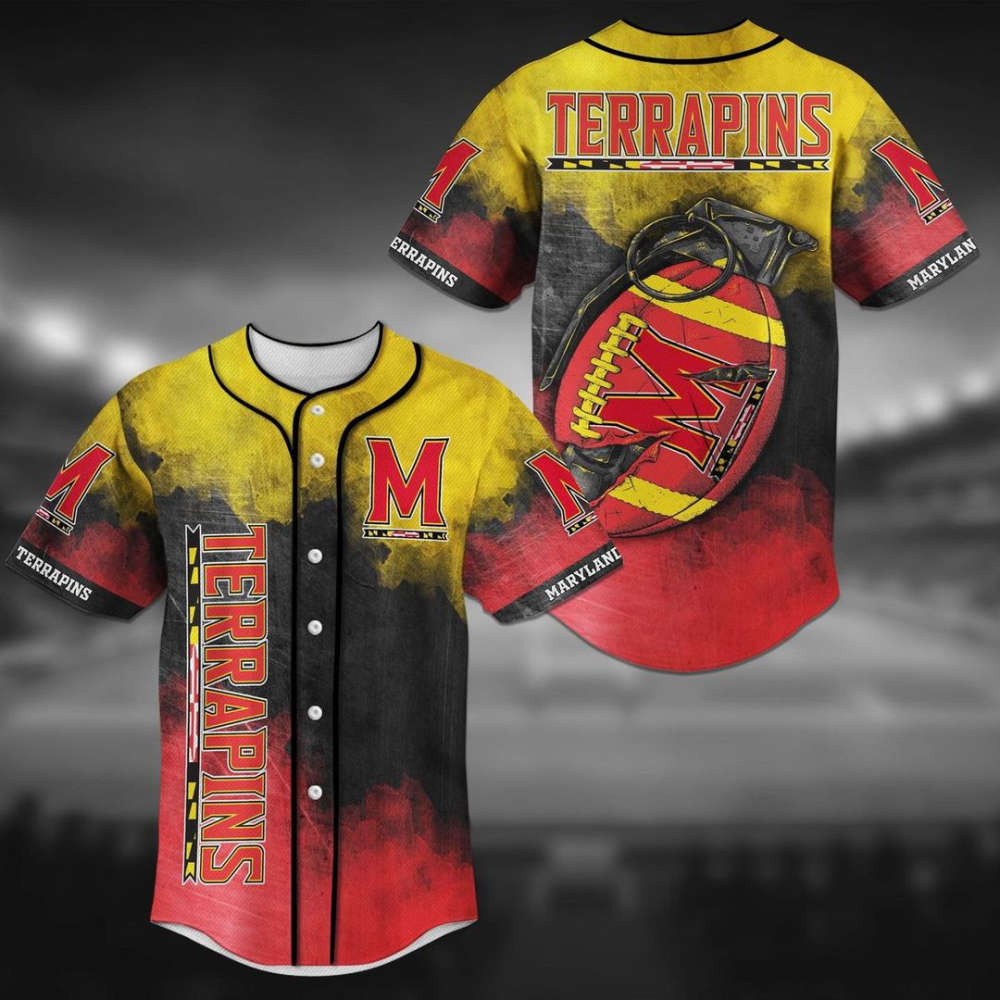Maryland Terrapins Baseball Jersey Fan Gifts - lylyprint.com