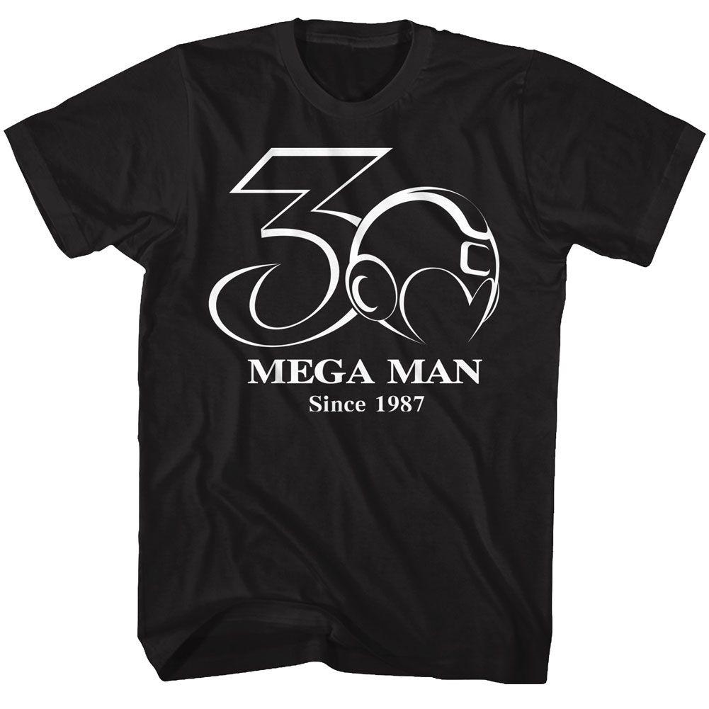Mega Man 30Th Bw T-Shirt