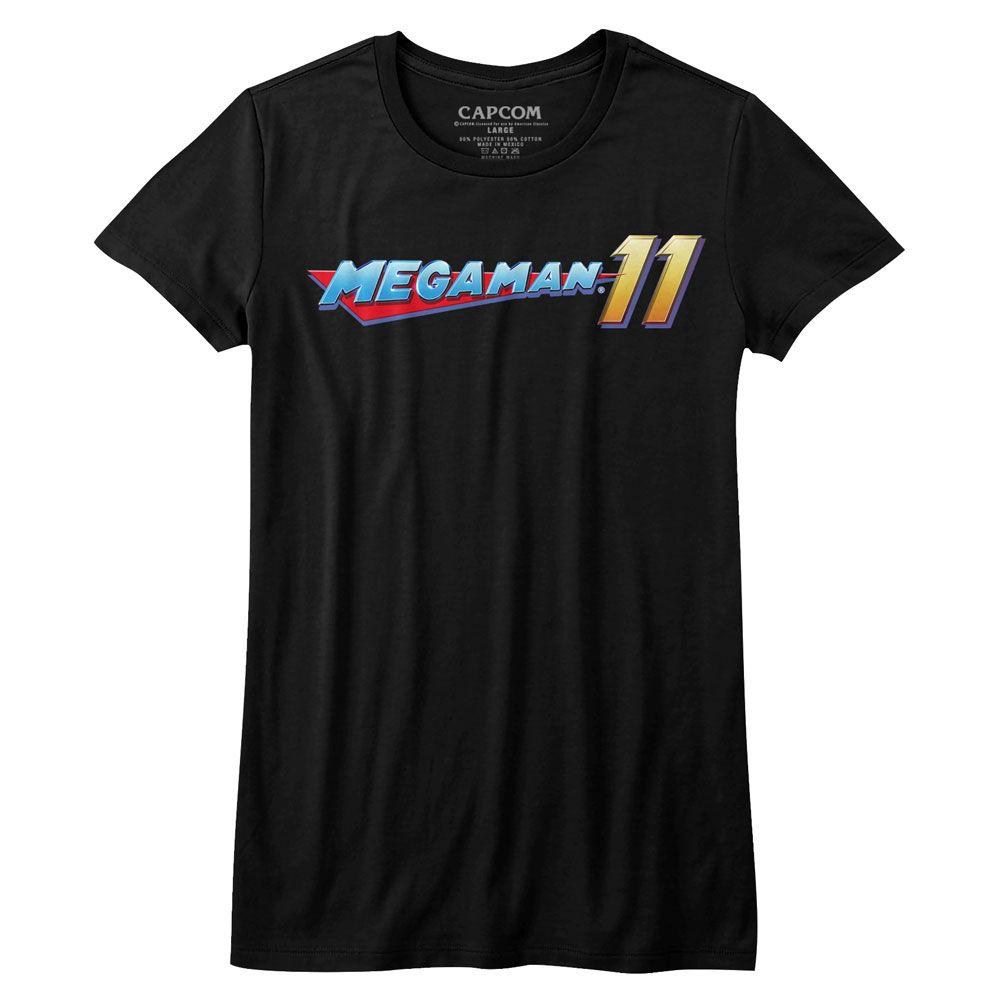 Mega Man Mega Logo Womens T-Shirt