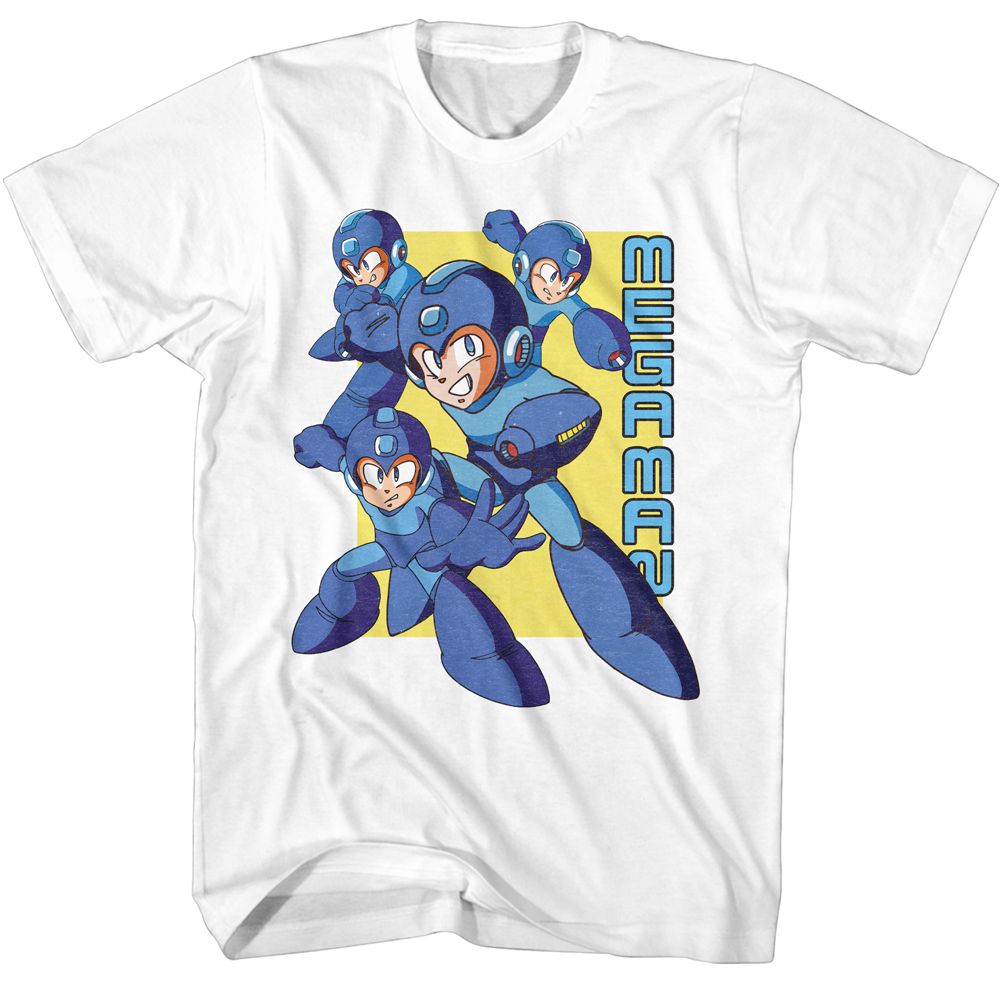 Mega Man - Multiple Poses Boyfriend Tee