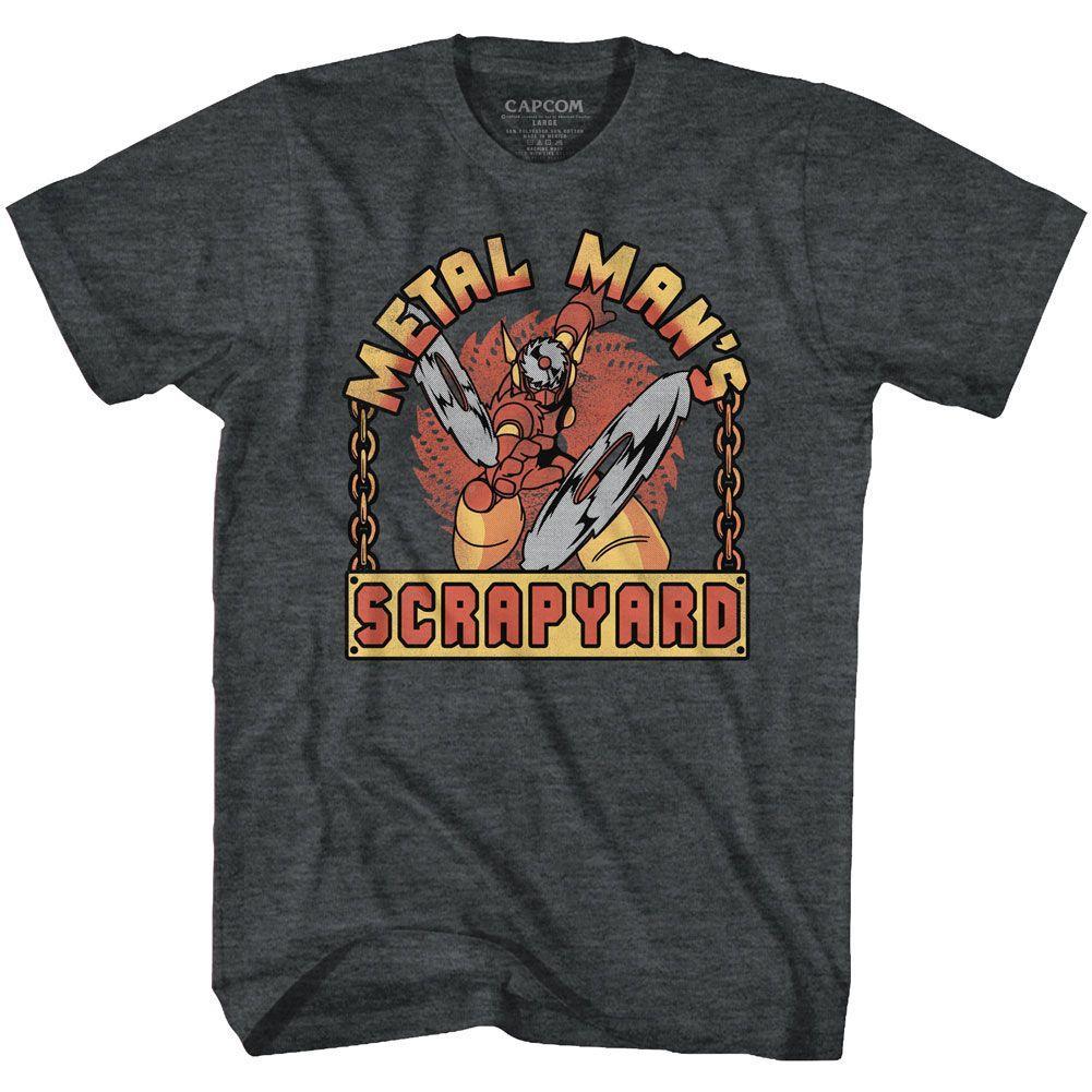 Mega Man Scrapyard Sign Boyfriend Tee