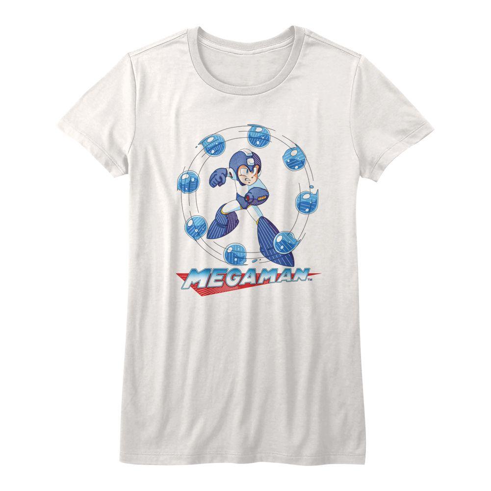 Mega Man Water Shield Womens T-Shirt