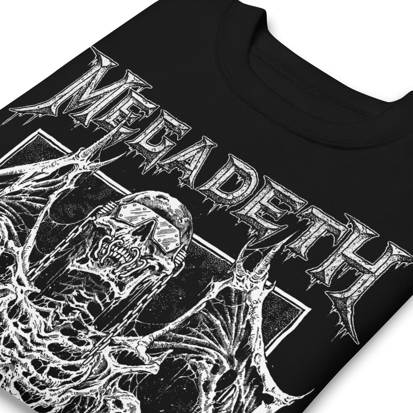 Megadeth Skeleton Wings Jumbo Print Sweatshirt