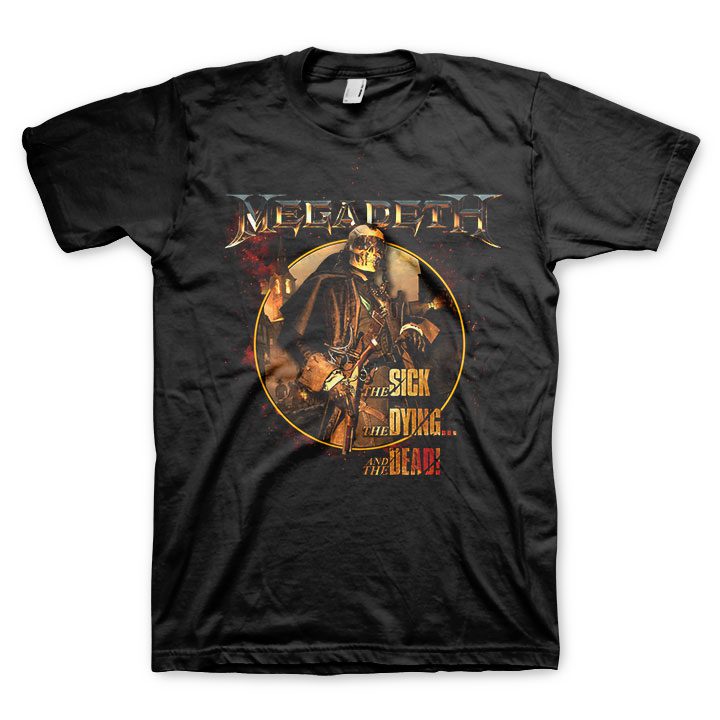 Megadeth The Sick, the Dying & the Dead Circle Tee