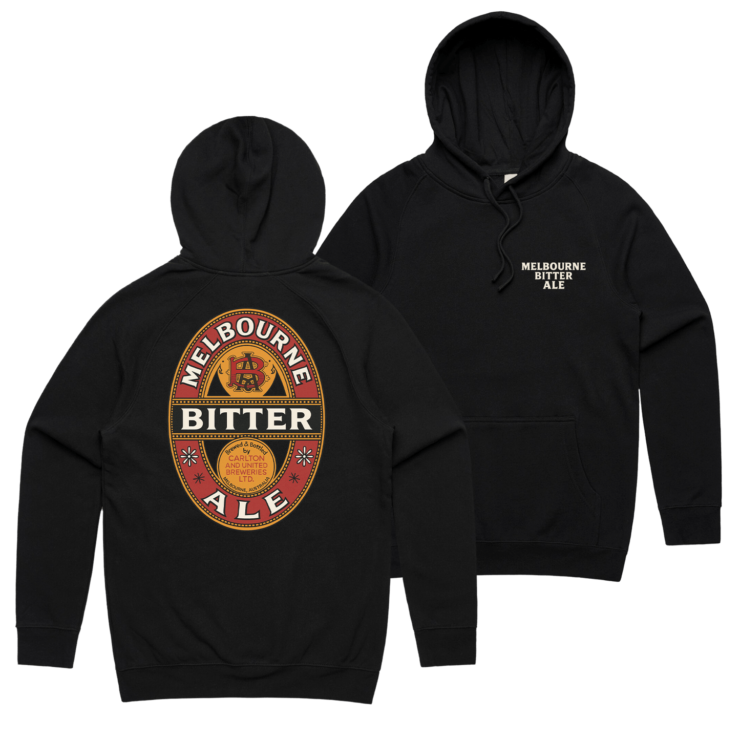 Bitter Ale Hoodie Black
