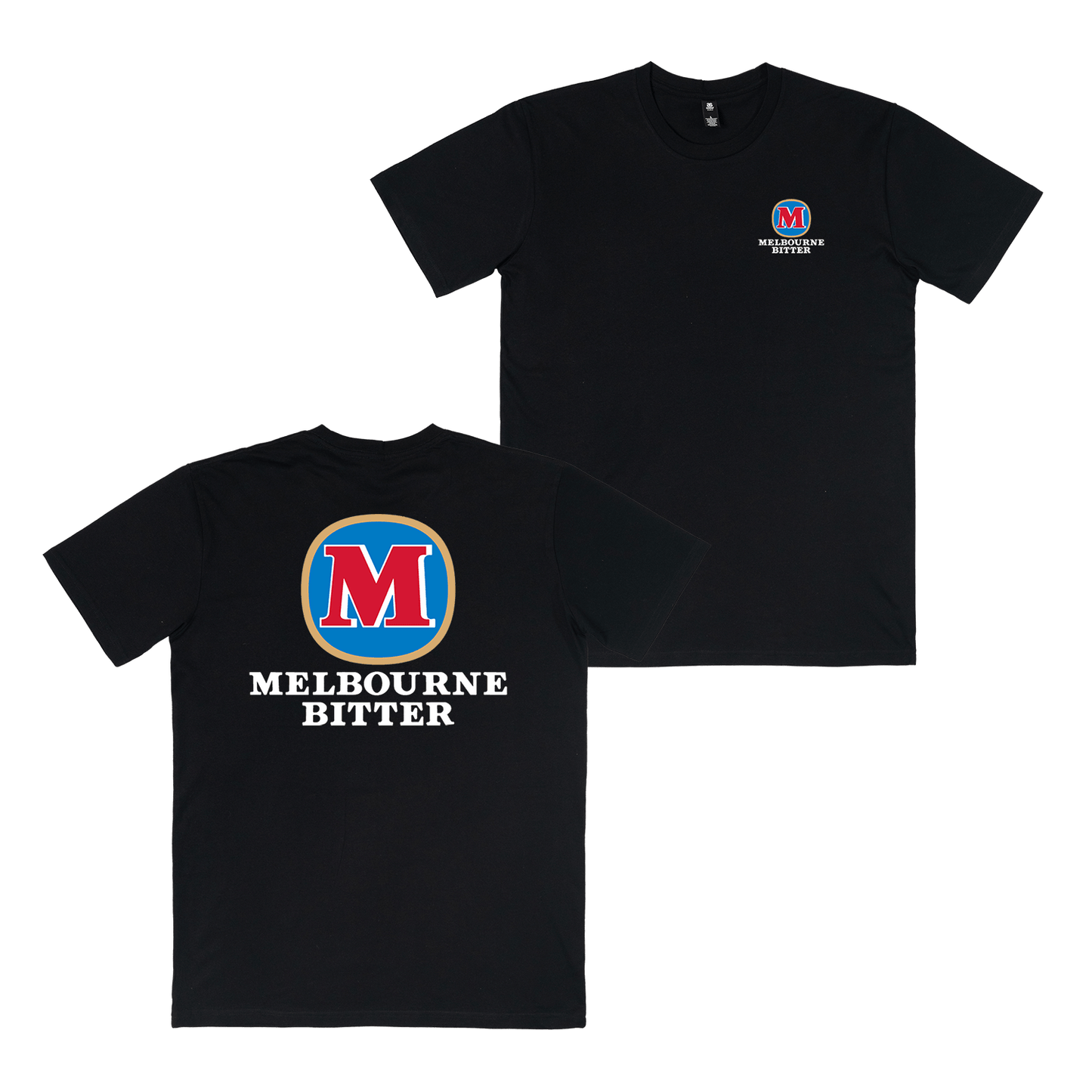 Melbourne Bitter Stripped Tee Black